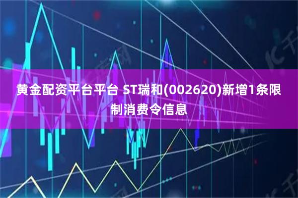 黄金配资平台平台 ST瑞和(002620)新增1条限制消费令信息
